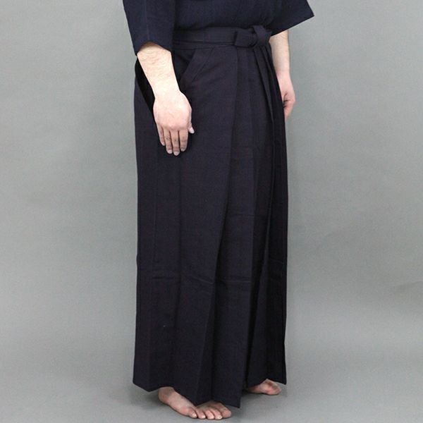  剣道袴　正藍染夏用綿袴【剣道用木綿袴・中学生、高校生、一般大学向】 